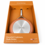 Terracotta Caraway 10.5 inch non-stick ceramic frying pan in original packaging for Lagos, Nigeria kitchens.