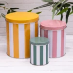 S3 T/C/S Storage Canisters Pink Green Blue