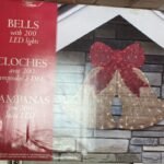Led Glitter Bells Christmas Decor
