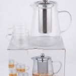 Elegant 5-piece silver tea and coffee pot set for luxury home serving and hospitality in Lagos, Nigeria