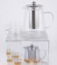 Elegant 5-piece silver tea and coffee pot set for luxury home serving and hospitality in Lagos, Nigeria