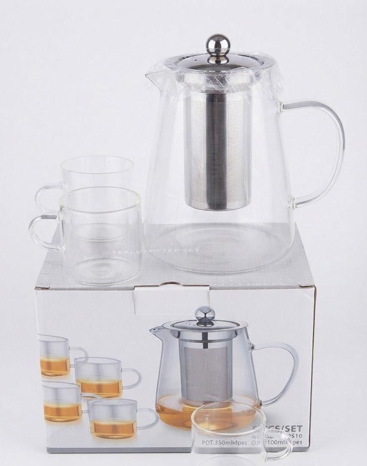 Elegant 5-piece silver tea and coffee pot set Elegant 5-piece silver tea and coffee pot set for luxury home serving and hospitality in Lagos, Nigeria