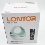 White and light green Lontor CTL-OL165 rechargeable LED camping lantern for home and outdoor use in Lagos, Nigeria