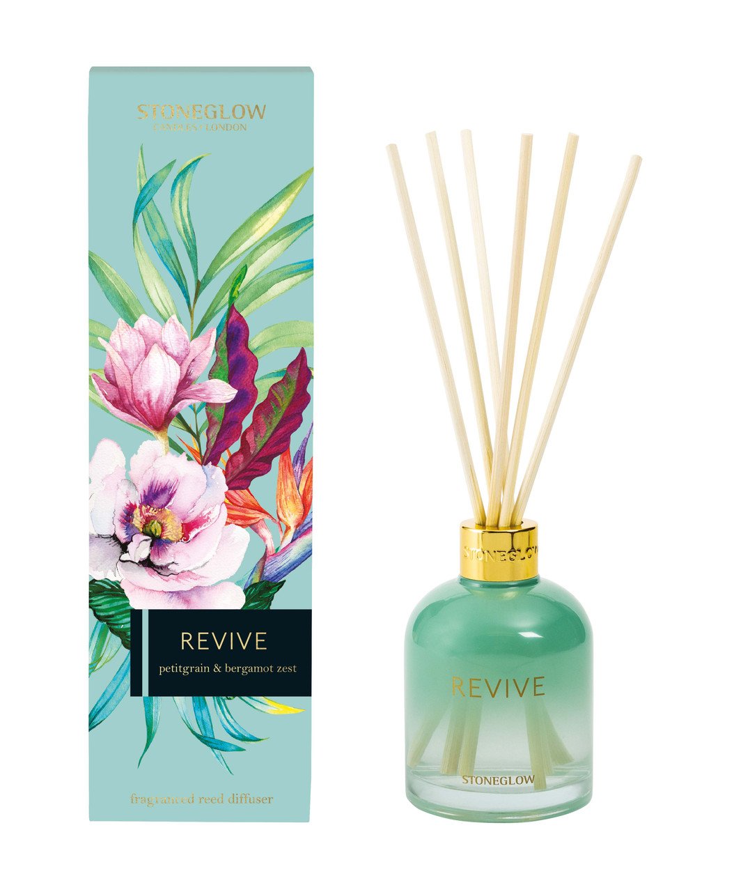 70215_Revive_Diffuser_Infusion__36605.1613127864.jpg Infusion - Revive - Petitgrain & Bergamot Zest - Reed Diffuser (Duck Egg Blue) - Image 1