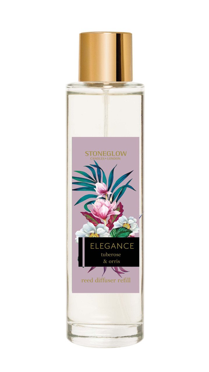 70823__68664.1739468319.jpg Infusion - Elegance - Tuberose & Orris - Reed Diffuser Refill 200Ml(Plum) - Image 1