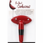 Silver Evri 3-in-1 multi-functional corkscrew with foil cutter for wine service in Lagos, Nigeria