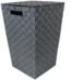 Large black rectangular woven laundry basket for organized bathroom and bedroom storage in Lagos, Nigeria