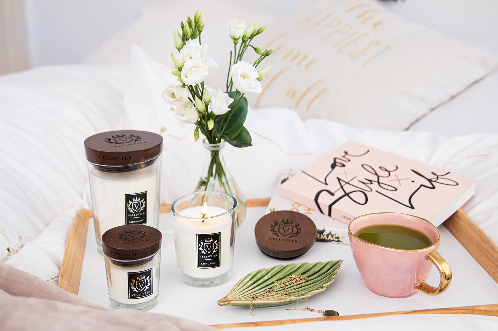 71G1dHDLwML.jpg Vellutier Medium Candle-Baby Lullaby - Image 1