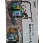 Polder Under-Sink Storage Caddy – Portable Multi-Compartment Cleaning Organizer