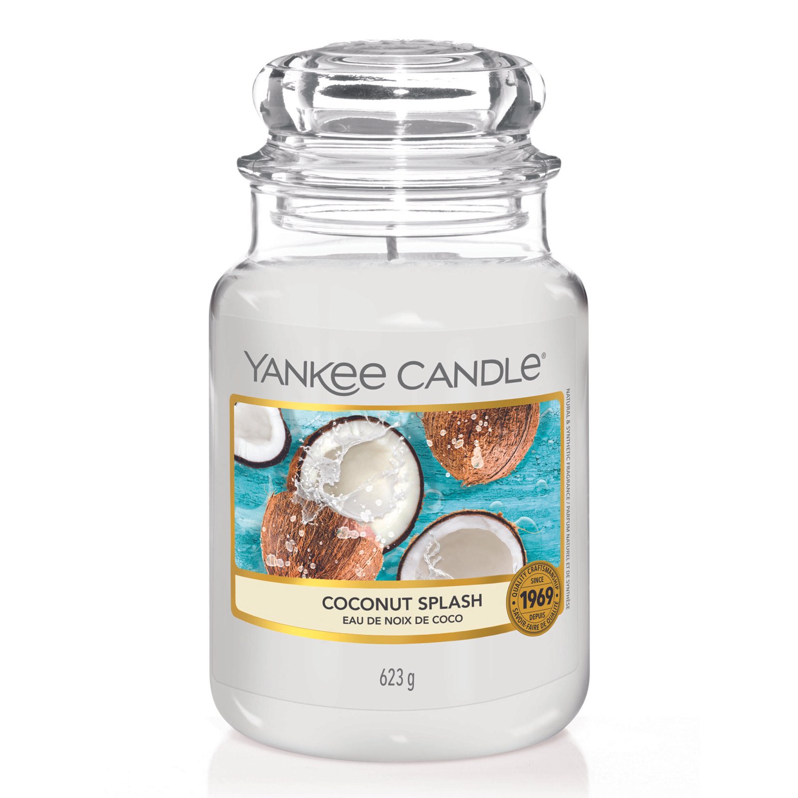 7318e3f2-2ba0-3a47-912e-f12024ecdd1f.jpg Yankee Candle Original Large Jar Coconut Splash - Image 1