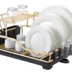 Binca Aluminium Dish Rack Gold