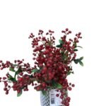 Pp Berries And Holy In Vase Jm 40Cm