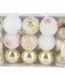 Pack of mixed gold decorative balls and textured orbs for luxury bowl fillers and tabletop décor in Lagos, Nigeria