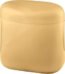 Mustard yellow Guzzini airtight coffee jar for kitchen countertop storage in Lagos, Nigeria