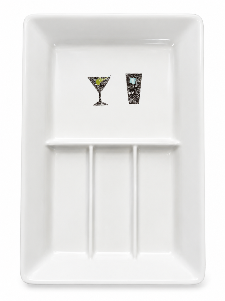Premium Grand Chef ceramic serving tray with durable glazed finish for stylish food presentation in Lagos, Nigeria