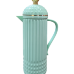 Crown Glossy Mint Green Thermos Bottle 1000ml – Insulated Flask for Hot & Cold Drinks