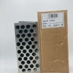 Sleek rectangular stainless steel flower vase 10x6x25cm for modern home decor in Lagos, Nigeria