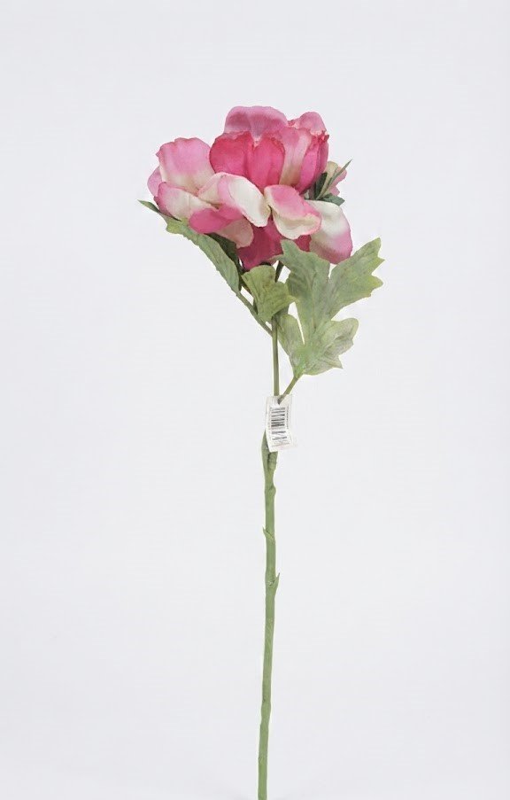 Vibrant fuschia pink artificial peony flower stem Vibrant fuschia pink artificial peony flower stem for elegant home and event décor in Lagos, Nigeria