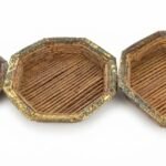 Set of 3 hexagonal Mim Lat artificial flowers for vase arrangement and home décor styling