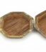 Set of 3 hexagonal Mim Lat artificial flowers for vase arrangement and home décor styling