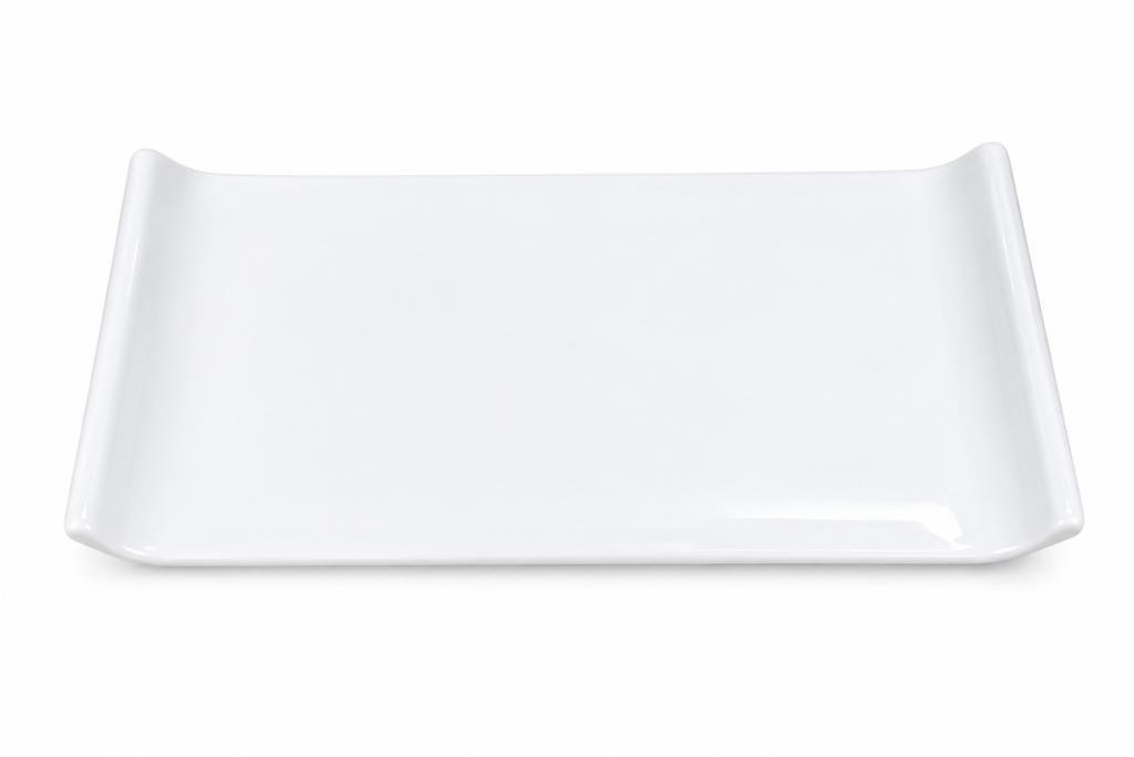 Alar Frankfurt Serving Platter – 25 x 15 cm Premium Porcelain Tray