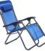 Blue gravity lounger reclining outdoor chair for patio relaxation and garden use in Lagos, Nigeria