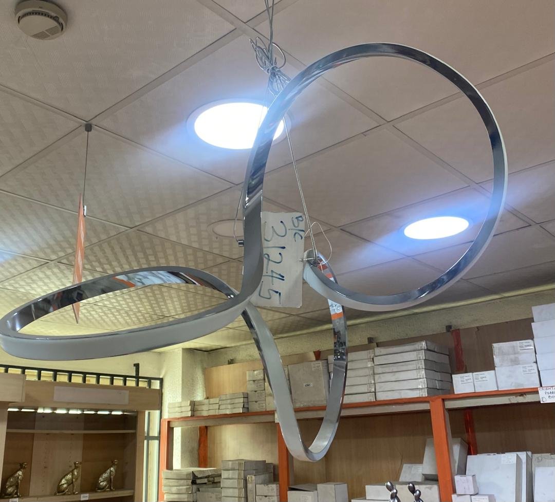 846979031245 Swirl Led Pendant Light Fixture - Image 1