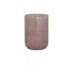 Vase 16 5X22 Cm Tollegno Glass Pink