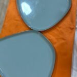 Dish 25X21 Cm Moulet Light Blue-Matt Silver Wall Art