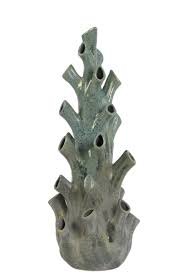 8717807301347 Vase Deco 5X41 Cm Korali Ceramics Green - Image 1