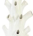 Vase Deco 20 5X55 Cm Korali Ceramics Cream