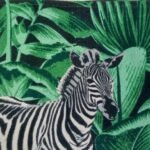 Printed Cotton Rug Zebra 60X90Cm (1175)