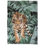 Printed Cotton Rug Tiger 60X90Cm (1175)