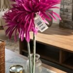 Purple Gerbra Fuji Lila artificial flower stem (55cm) for luxury floral arrangements in Lagos, Nigeria
