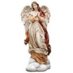 20H Praying Angel On Cloud Nativity Figurine