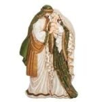 13.7 Holy Family Olive/Gold Figurine