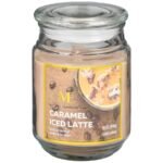 18Oz Scented Candle Jar Caramel Iced Latte