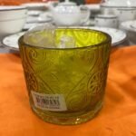 Candle Glass Jar Red