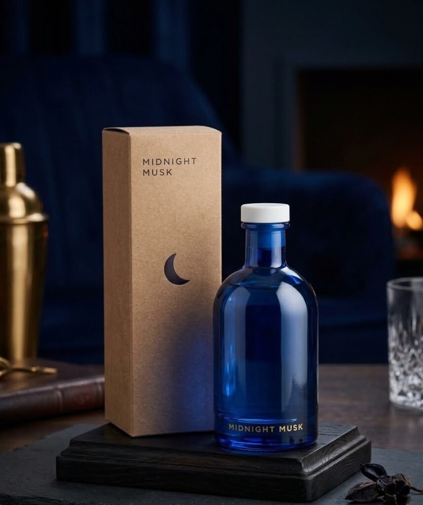 Candle Light 250ml Midnight Musk reed diffuser bottle for home fragrance in Lagos Nigeria