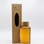 Candlelight 200ml Precious Oud reed diffuser in a tall round glass bottle for luxury home fragrance in Lagos, Nigeria