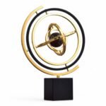 Iron Table Decor With Box Base Large