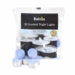Baltus 20Pk 8Hr Burn Night-Lights Scentted Cotton Fresh -Tealight Candle