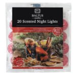 Baltus 20 Bagged 8Hr Burn Night-Lights Scented Crisp Apple -Tealight Candle
