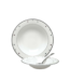 Shadow rimmed 270mm ceramic pasta bowl with wide edges for luxury dining and serving in Lagos, Nigeria