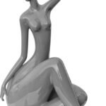 Naked Lady Grey 45.5 Cm Figurine