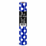 3m spot gift wrap roll with patterned design for stylish gift wrapping and presentation