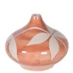 Sml Peach Flower Vase