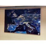 Europe From Space Picture 80 X 120 Cm Wall Art