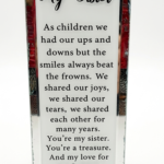 My Sister photo frame with decorative design for table display, sentimental home décor gift in Lagos, Nigeria