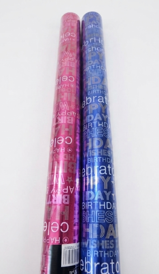 1.5m male metallic roll wrap pack of 36 sheets for stylish gift wrapping and decoration